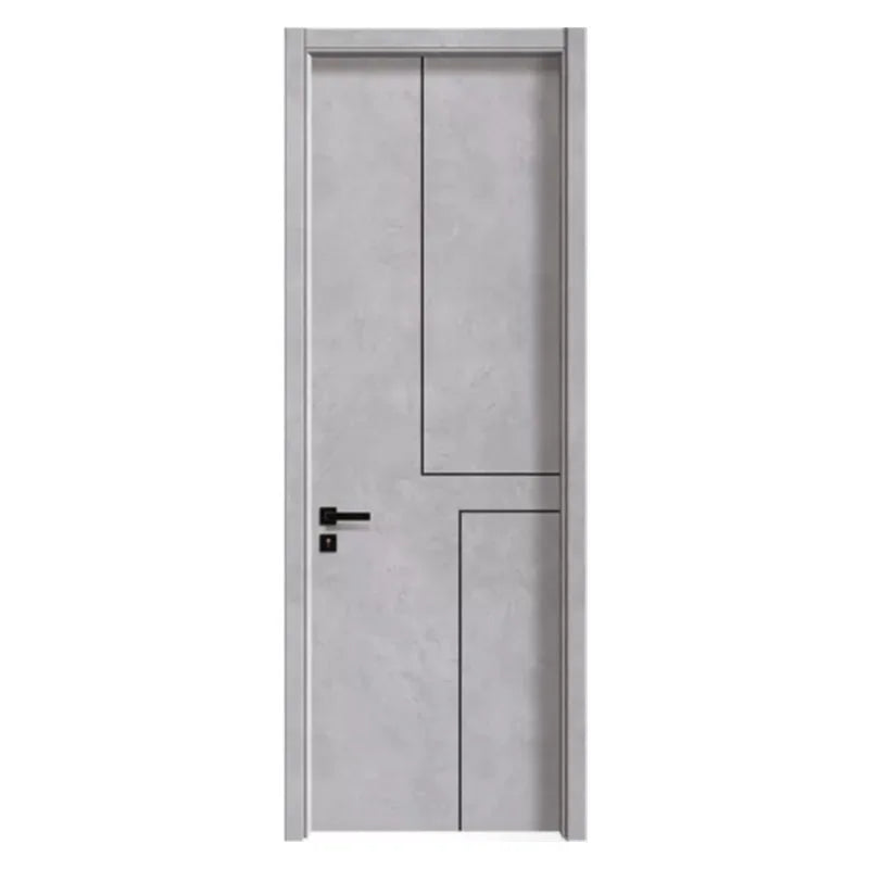 Simple Flush Internal Bedroom Wood Door Panel Design With Aluminum Door Frame Prices