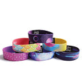 Hot Selling Festival Promotion Woven Fabric Event Elastic Wrist Band Custom Sublimation Polyester Printed Elastic Wristband