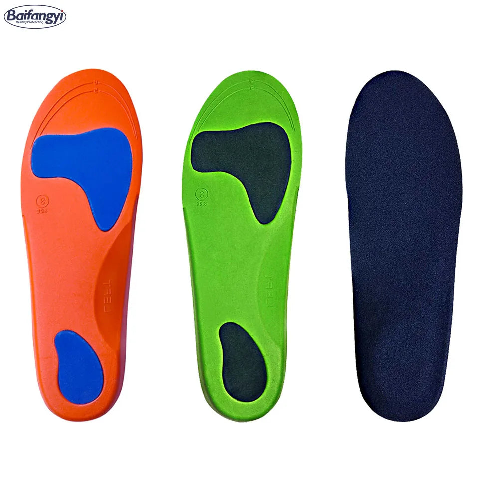 High Arch EVA Insoles for Comfort Sports Kids Warm Foot Correction for Various Activities