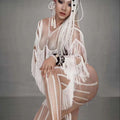 White Horse Jumpsuit Bar Party Costumes Stage Dance Wear Club bar Cloth
