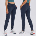 2025 New Arrival OEM Quick-Drying Girls Jogger Pants Comfortable Mid Waist Yoga Pants with Pockets for Gym Sports Leggings
