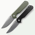 Portable 5CR15 Stainless Steel EDC Pocket Knife G10 Handle Easy Carrying Folding Knife for Outdoor Survival Camping OEM