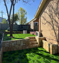 Customized Pattern Artificial Synthetic Grass Lawn Turf 3D Print Carpet for Golf Course Decoration