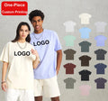 Men's Outdoor Street Wear Short-Sleeve T-Shirt 249g Quick Dry High Quality 100% Cotton Custom Logo Cool Feeling One Piece