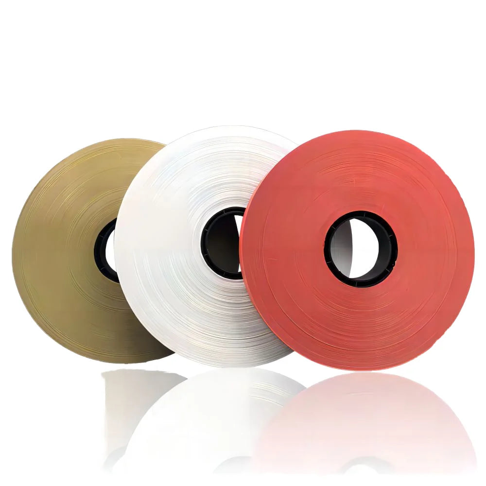 KUNJIN 12mm/20mm/30mm/50mm Roll Paper Strapping Tape for All Kind of Tape Packing Machine