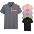 Unisex Solid Twill Summer for Polo Shirt Double-Sided Collar Custom Embroidered Corporate Workwear Short Sleeve Anti-Pilling for