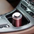 New Arrival Luxury Metal Rechargeable Wireless Smart Empty Glass Bottle Automatic Spray Home Scent Machine Mini Car Diffuser