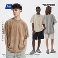 High Street Blank Printed T-shirts Yiwu Custom 100% Cotton Men's Drop Shoulder T Shirts