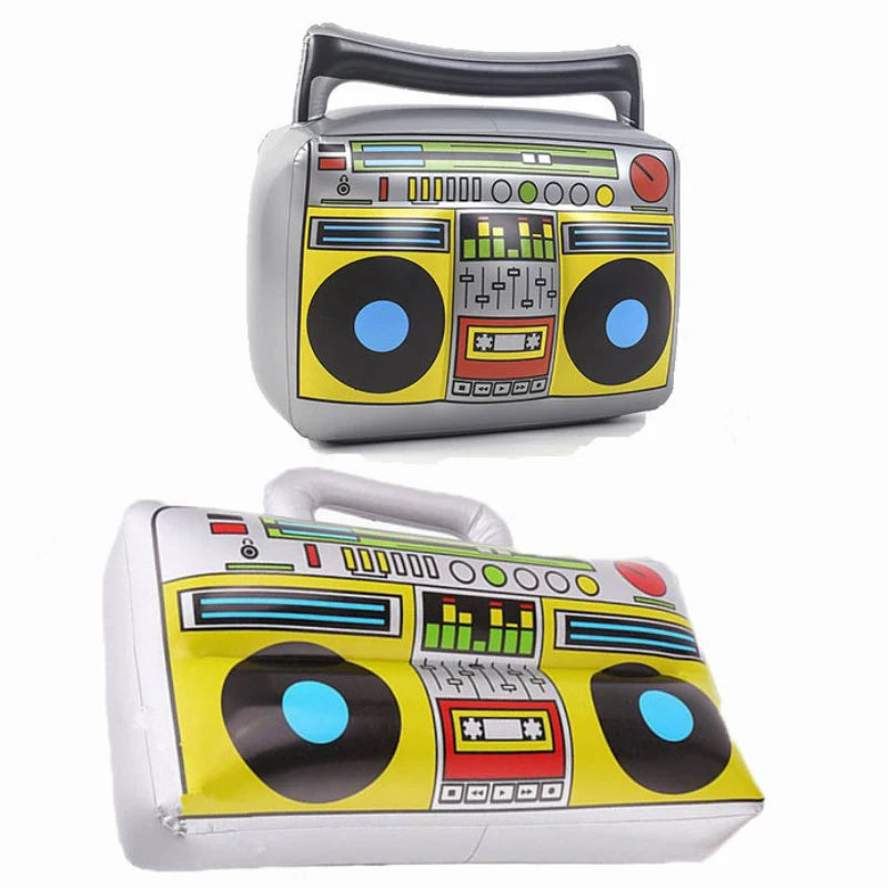 Promotional Inflatable Game Toys Musical Instrument Inflatable Radio Model for Pool Beach Party Game