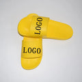 Slippers for Men Women Yellow Summer Pool Slides Waterproof Flat Beach Slippers Big Size Sandals Indoor Bedroom Low Price Shoes
