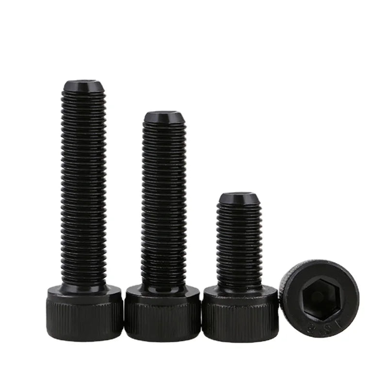 SDPSI Grade M6x0.75 M8x1.0 M10x1.0 M10x1.25 Steel Fine Thread Hex Socket Head Cap Screw Allen Bolts DIN Standard