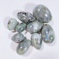 Huiying Factory Supply Gift Box Packing Natural Jade Stone Labradorite Drilled Yoni Eggs Kit Jade Eggs