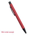Low Moq Cheap Promotional Gift Soft Touch Metal Pens with Custom logo Engraved