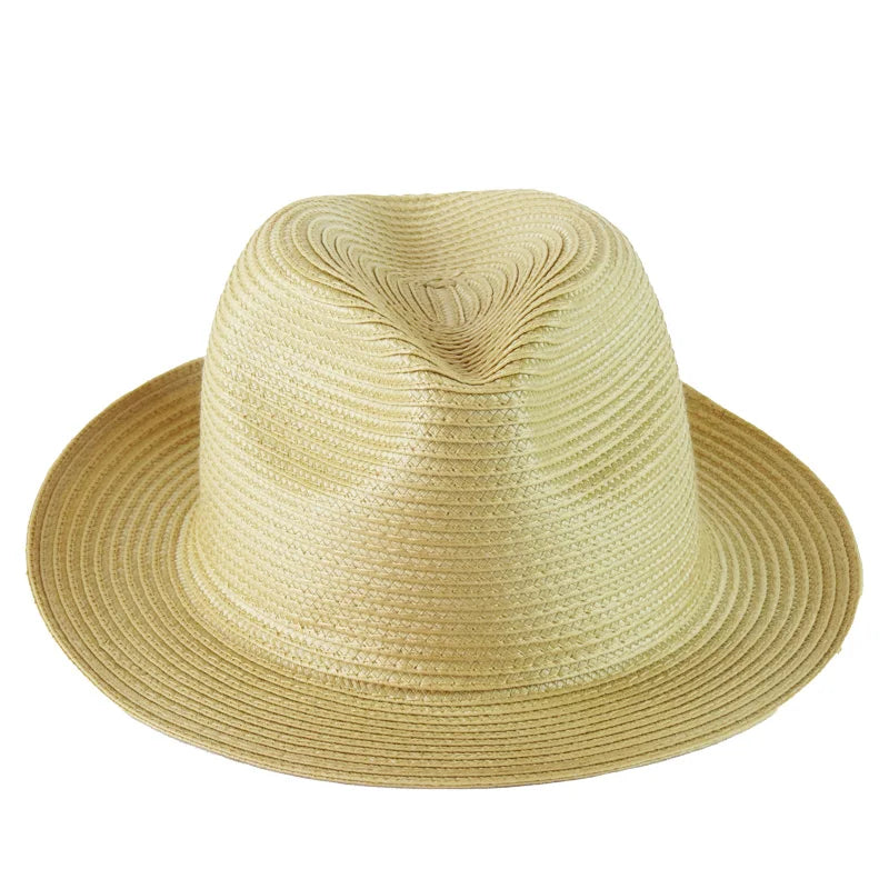 Wholesale Beach Hat Vocation Foldable Floppy Summer Straw Hat Panama Hat Paper Straw