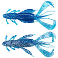 Newbility 10cm 10g Crayfish Shiner Fishing Lure Japan Shad Bait Eye Soft Plastic Fishing Lures Molds