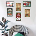 Vintage Funny Merry Christmas Tin Sign | Metal Wall Plaque Posters | Home Room Garden Pub Bar Decoration