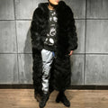 Men's Fur Winter Autumn Warm Hooded Fox Men Long Coat Plus Size Men's Coats