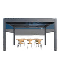 Hot Sale DIY Elevated Wood Stand Kit with Heavy-Duty Steel Bracket Outdoor Garden Pavilion Wholesale Pergola Bracket