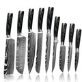 Drop Shipping Japanese Stainless Steel Riving Bone Chopping Brisket Serrated Utility Kitchen Utensils for Hotel Knives Set