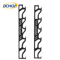 DCHOA Customizable Metal Display Rack Wall-Mounted Storage for 6 Rolls of Vinyl Stylish Storage Solution