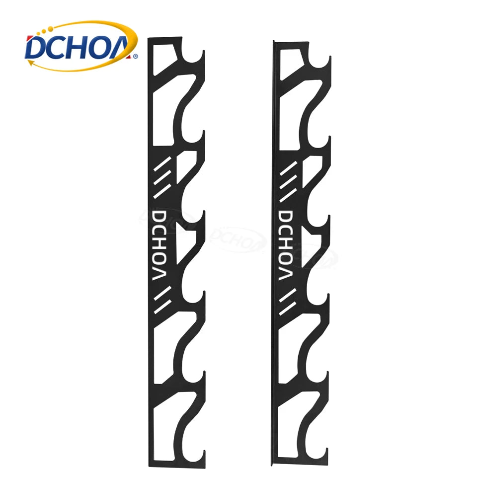DCHOA Customizable Metal Display Rack Wall-Mounted Storage for 6 Rolls of Vinyl Stylish Storage Solution