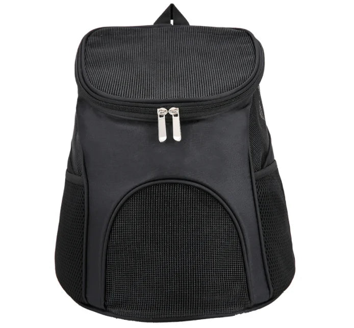 Portable Pet Travel Carrier Backpack Durable Breathable Mesh Oxford With Zipper Closure Outdoor Dog & Cat Bag