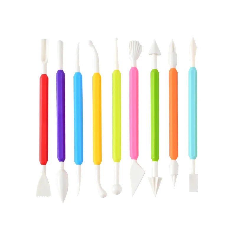 Kid Plastic Clay Tools Modeling  Shaping and Sculpting Clay Tools