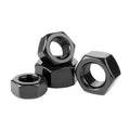 China Hardware Supplies ZC Brand Black Plated Stainless Steel DIN Standard DIN936 M4-30 Hex Nut