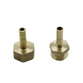 Brass Couplers 3/8 Inch Thread to 6 8 10 12 14 16 19mm Straight Hose Barb Connector Pipe Fittings