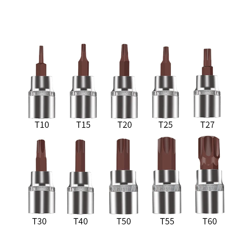 KAFUWELL WT62101 Good Price Crv S2 Square Drive Hex Allen Torx Socket Bit for Wrench Usage