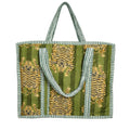 Custom Made Handmade Quilted Kantha Tote Bags Solid Color Canvas High Quality Latest Fashion Travel Open Custom Logo Women