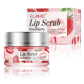 ELAIMEI Moisturizing Anti-cracking Exfoliating Scrub Cream Brightening Cream Lip Cream Pink Lip Balm for Very Dark Lip