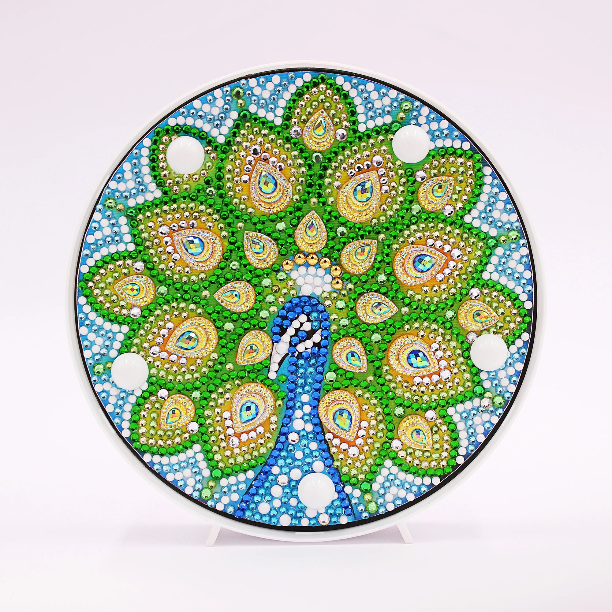 5D Diy Led Light Diamond Painting Resin Painting Partial Design on Printed Canvas Needlework  Full Drill Frame