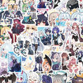 50pcs Project MX Decals for Teens Phone case Laptop Bottle Decorative Anime Game Blue Archive Sticker
