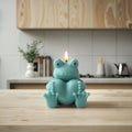 3D Frog Candle Silicone Mold Resin Ornaments Handmade Soap Diy Gypsum Grinder Stacking Lok Frog Aromatherapy Molds