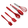 Factory Tik Tok Hot Selling Food Grade Silicone Kitchen Utensils Heat Resistant Cooking Utensil Set 10 Pcs