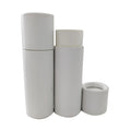 Biodegradable Printing Deodorant Stick Container Push up 2.5oz Kraft Paper Tube Packaging for Lip Balm