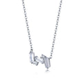 Light Luxury 925 Sterling Silver Ice Crystal Diamonds Necklace Collar Chain Versatile Zircon Necklace for Women