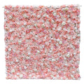 High Quality Silk Roses Flowers Wall Artificial Roll up Flower Backdrop Panels for Wedding Decor