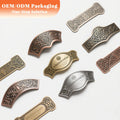 Custom Factory Price Gold Plated Metal Bottle Label Sticker