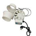 Single Speed 5\" Plastic Inline Duct Fan Mixed Flow HVAC Systems Part