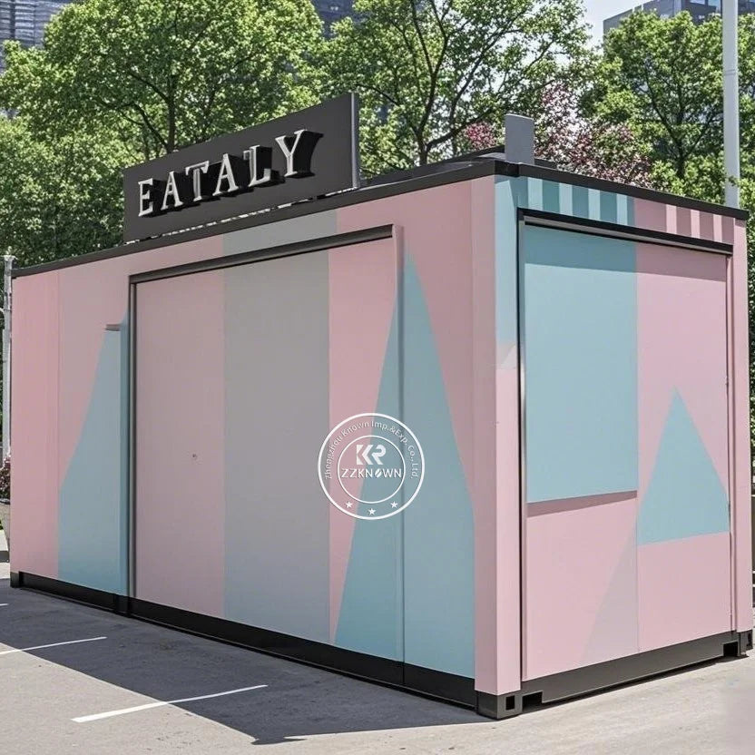 Customizable Size Foldable House Container Coffee Shop Shipping Container Homes Mobile Coffee Shop