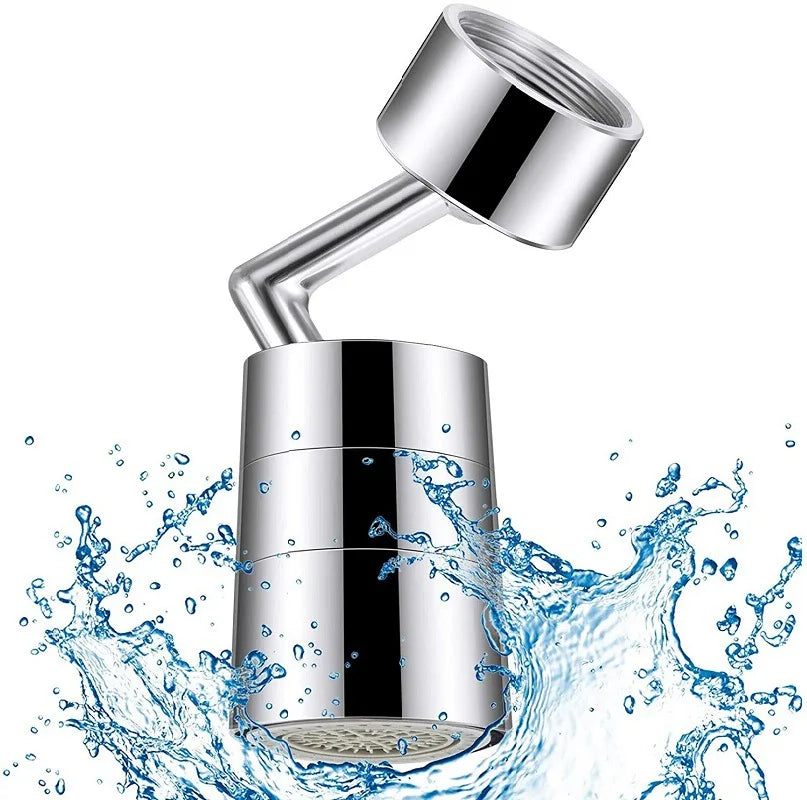 Dropshipping Aluminum 720 Degree Swivel Single Handle Sink Faucet Aerator Rotatable Pull Bubbler Tap Sprayer Attachment Kitchen