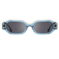 New Design Trendy Top Quality Small Irregular Eyewear Glasses Frames Big Temple Unisex Acetate Sunglasses