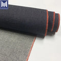 Jeans Jackets Fabric Stocklot 440gsm 100% Organic Cotton Twill Weft Shrink-Resistant Selvage Trim 13oz Red White Men Boys Girls