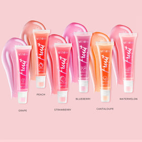 Low Moq Wholesale Vegan Lip Plumper Gloss Moisturizing Private Label Flavor Long Lasting Glossy Fruit Jelly Lipgloss