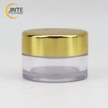 Clear Plastic Cosmetic Jar 10ml Used As Promotion Cream Glitters Sample Packaging Wholesale