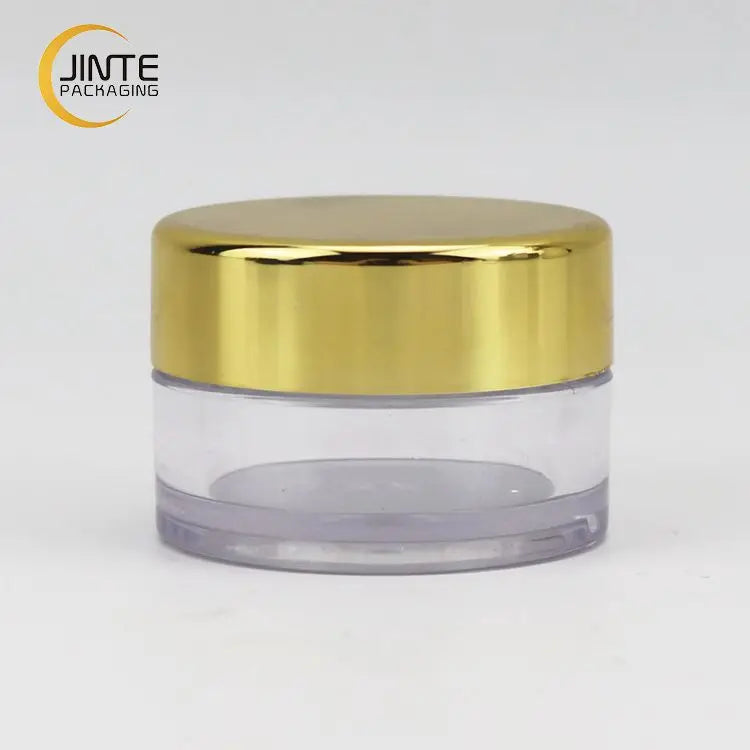 Clear Plastic Cosmetic Jar 10ml Used As Promotion Cream Glitters Sample Packaging Wholesale