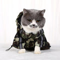 Dog Camouflage Raincoat Pet Rainproof Coat