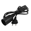 1.8m Power Cord Cable E27 Lamp Base Holder 220V EU Hanging Pendant LED Light Fixture Lamp Bulb Socket